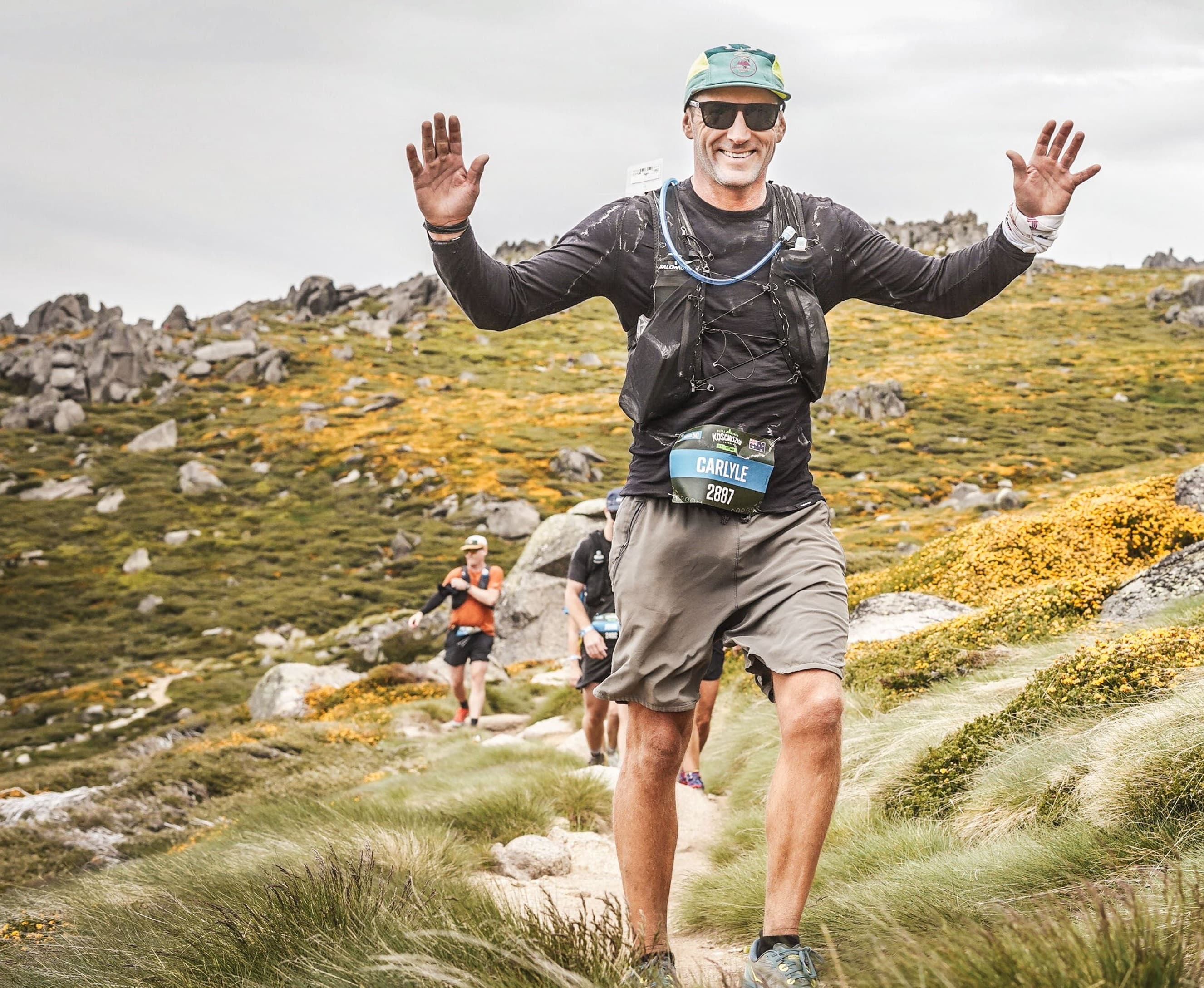 Carlyle Jenkins running Ultra-Trail Kosciuszko.